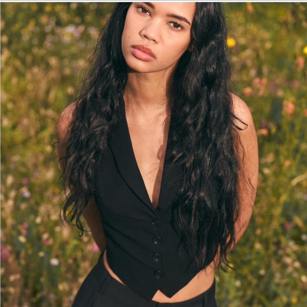 New Zara Black Vest